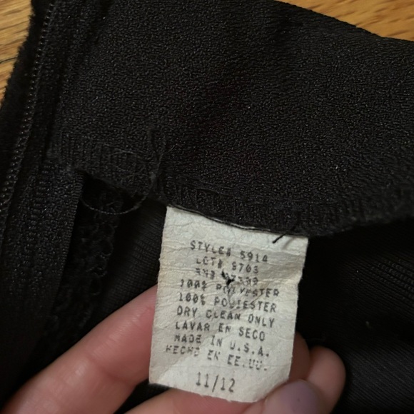 Black Mini Pencil Skirt for Night Out - Picture 2 of 3